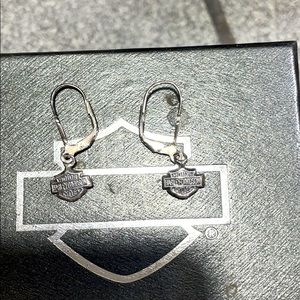 Sterling silver Harley-Davison Earrings